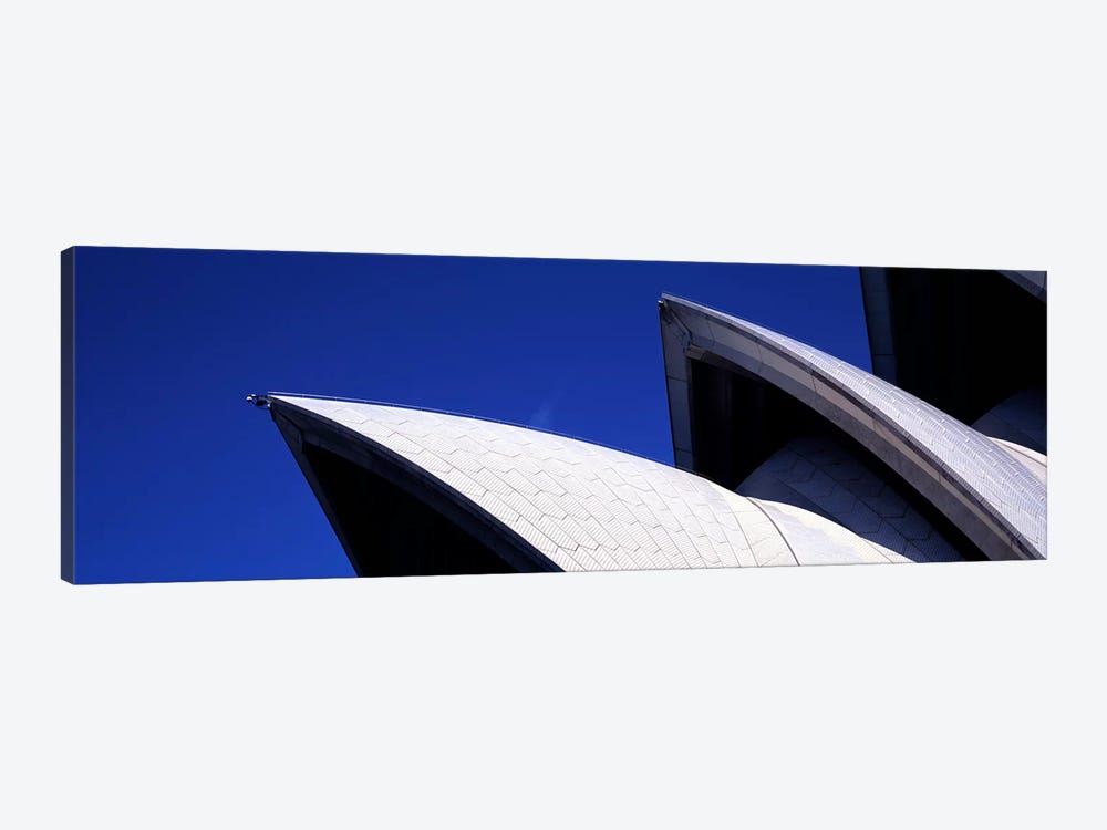 Low angle view of opera house sails, Sydney Opera House, Sydney Harbor, Sydney, New South Wales, Australia by Panoramic Images 1-piece Canvas Wall Art