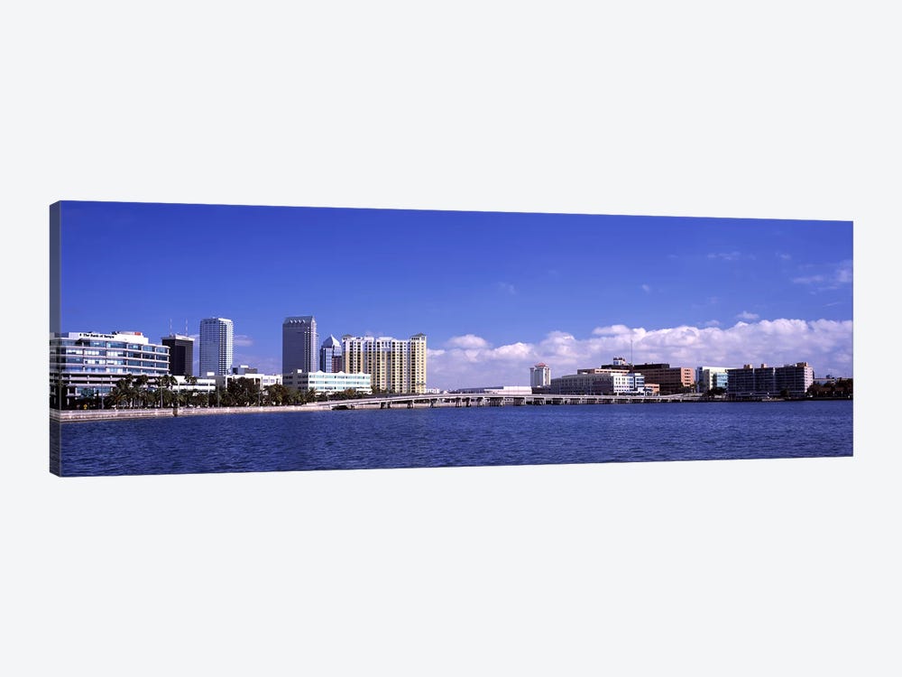 City at the waterfront, Hillsborough Bay, Tampa, Hillsborough County, Florida, USA by Panoramic Images 1-piece Canvas Print