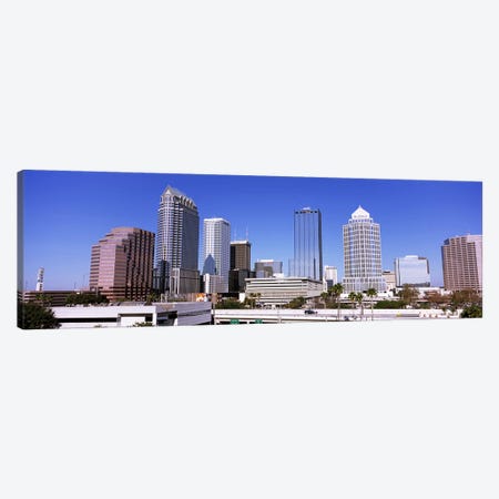 Skyscraper in a city, Tampa, Hillsborough County, Florida, USA Canvas Print #PIM7783} by Panoramic Images Canvas Wall Art