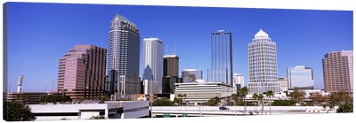 Skyscraper in a city, Tampa, Hillsborough County, Florida, USA Canvas Art Print - Tampa Art