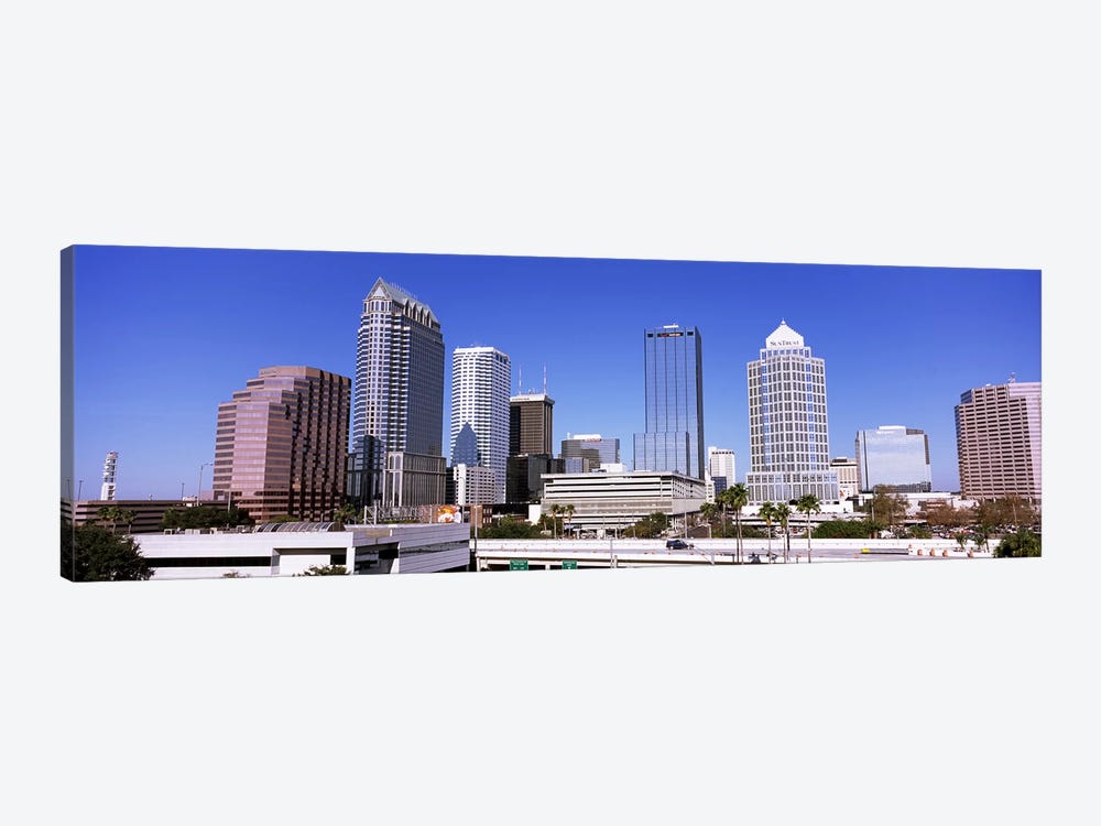 Skyscraper in a city, Tampa, Hillsborough County, Florida, USA by Panoramic Images 1-piece Canvas Wall Art