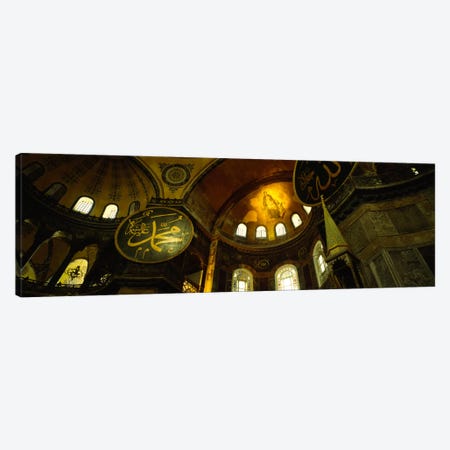 Low angle view of a ceiling, Aya Sophia, Istanbul, Turkey Canvas Print #PIM778} by Panoramic Images Canvas Art