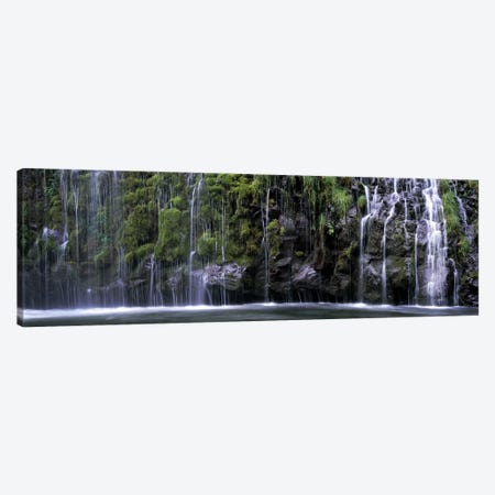 WaterfallMossbrae Falls, Sacramento River, Dunsmuir, Siskiyou County, California, USA Canvas Print #PIM7792} by Panoramic Images Canvas Art Print
