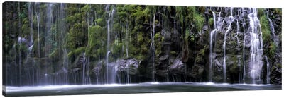 WaterfallMossbrae Falls, Sacramento River, Dunsmuir, Siskiyou County, California, USA Canvas Art Print - Sacramento Art