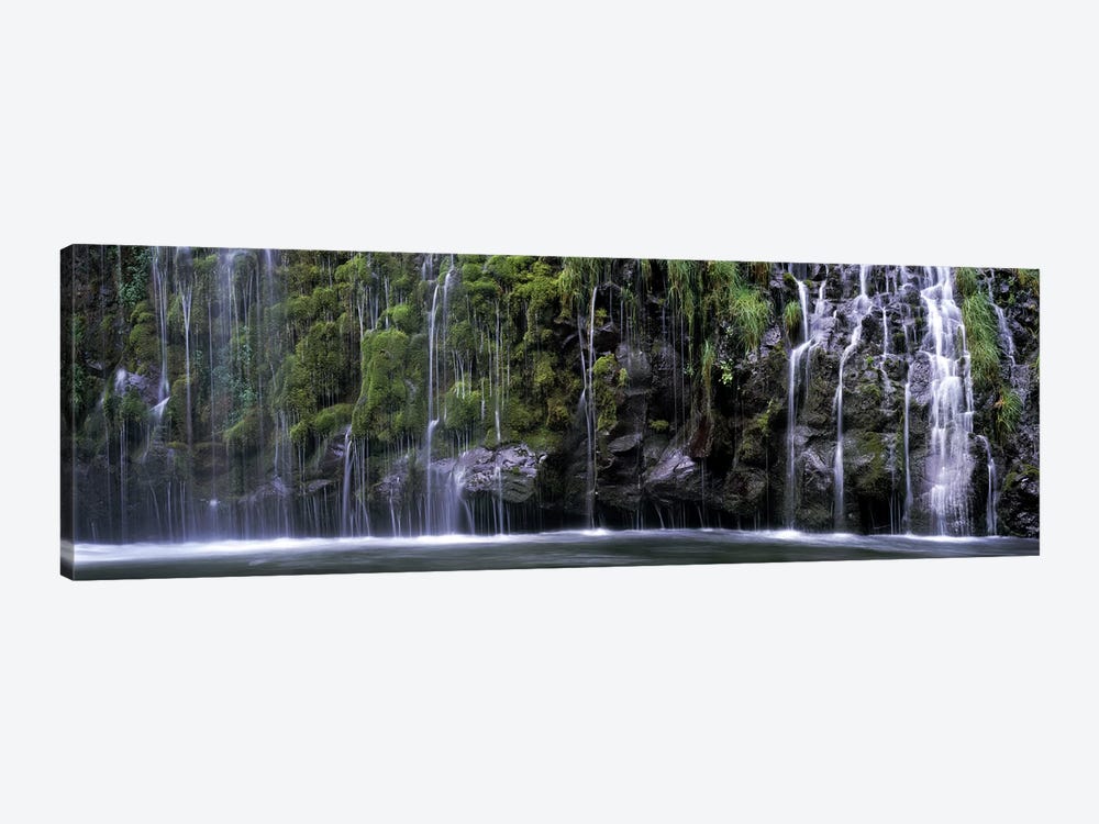 WaterfallMossbrae Falls, Sacramento River, Dunsmuir, Siskiyou County, California, USA by Panoramic Images 1-piece Canvas Artwork