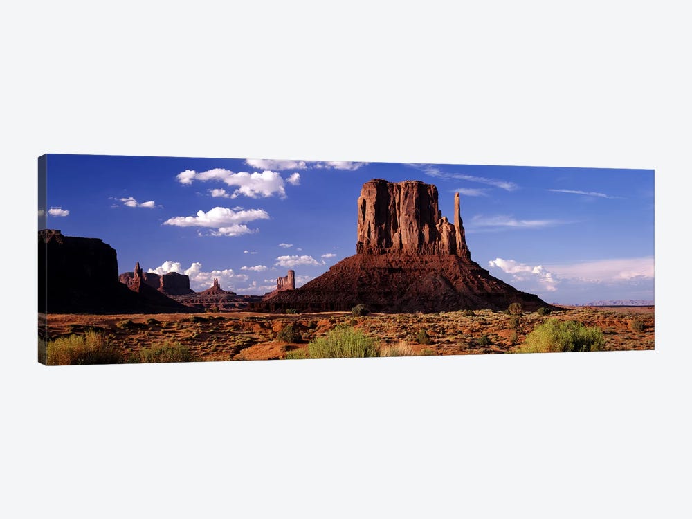 West Mitten Butte, Monument Valley, Navajo Nation, Arizona, USA by Panoramic Images 1-piece Canvas Art Print