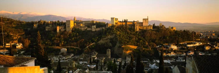 Afternoon View Of Alhambra, Granada, Andalusia, Spain