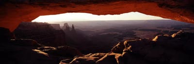 Morning View Through Mesa Arch, Canyonlands National Park, Utah, USA by Panoramic Images canvas print