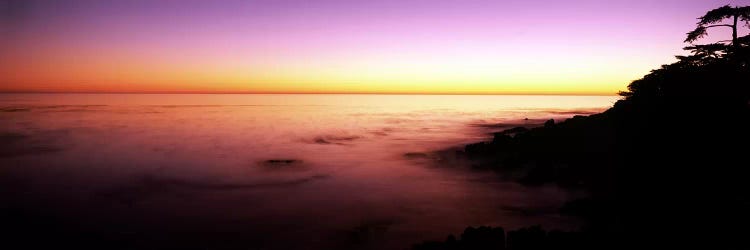 Sea at sunset, Point Lobos State Reserve, Carmel, Monterey County, California, USA