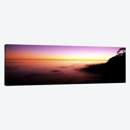 Sea at sunset, Point Lobos State Reserve, Carmel, Monterey County, California, USA Canvas Print #PIM7818} by Panoramic Images Canvas Art