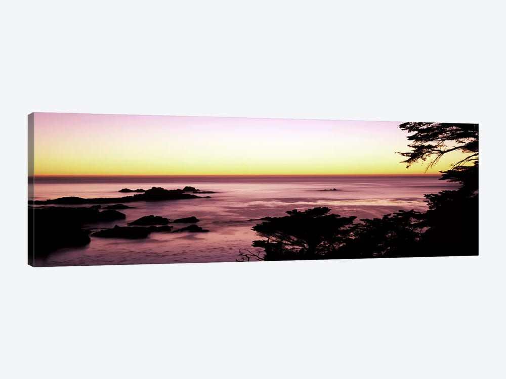 Sea at sunset, Point Lobos State Reserve, Carmel, Monterey County, California, USA #2 by Panoramic Images 1-piece Art Print