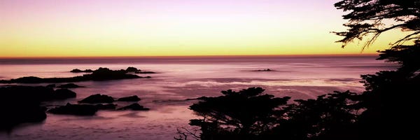 Monterey: Sea at sunset, Point Lobos State Reserve, Carmel, Monterey County, California, USA #2 by Panoramic Images