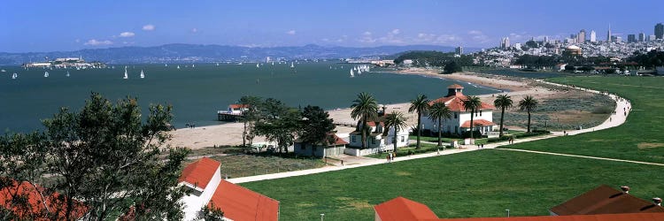 Buildings in a park, Crissy Field, San Francisco, California, USA by Panoramic Images wall art