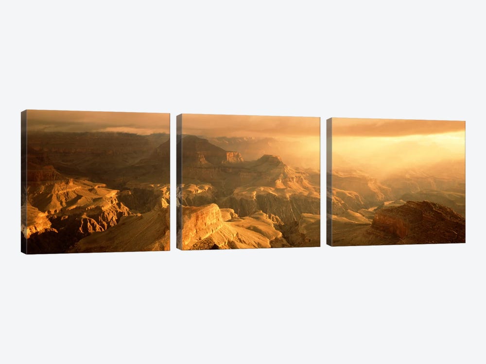 Sunrise Hopi Point Grand Canyon National Park AZ USA by Panoramic Images 3-piece Art Print