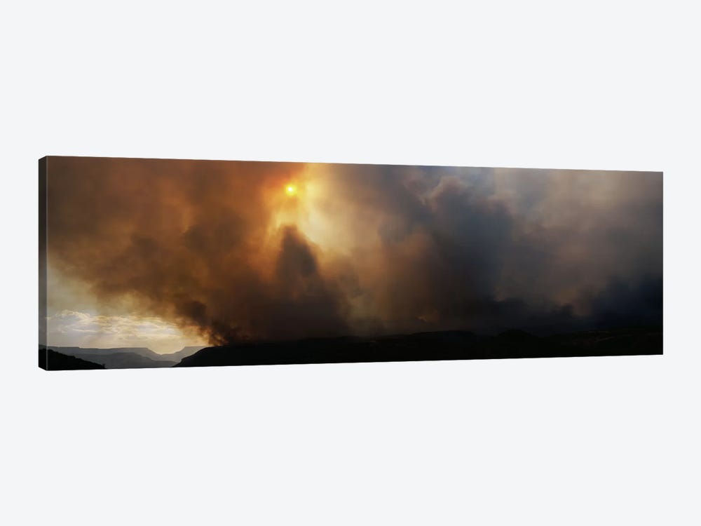 Smoke from a forest fire, Zion National Park, Washington County, Utah, USA by Panoramic Images 1-piece Canvas Art