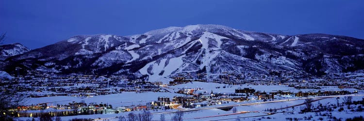 Illuminated Landscape, Mt. Werner, Steamboat Springs, Routt County, Colorado, USA by Panoramic Images wall art