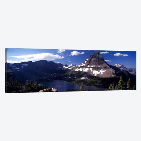 Bearhat Mountain & Hidden Lake, Glacier National Park, Montana, USA Canvas Print #PIM7864} by Panoramic Images Canvas Artwork