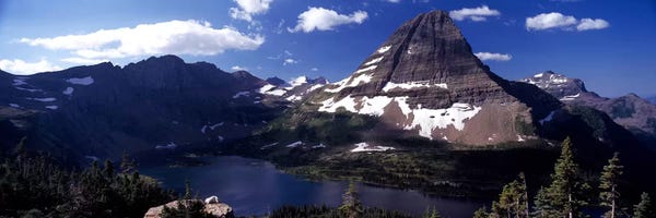 Montana: Bearhat Mountain & Hidden Lake, Glacier National Park, Montana, USA by Panoramic Images