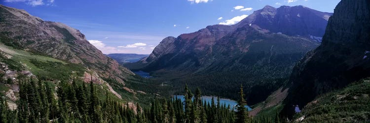 Mountain Valley Landscape, Glacier National Park, Montana, USA