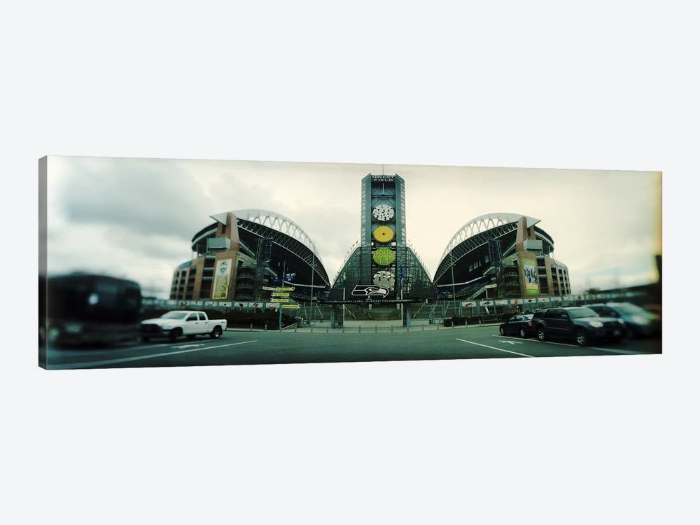 Facade of a stadium, Qwest Field, Seattle, Washington State, USA by Panoramic Images 1-piece Canvas Wall Art