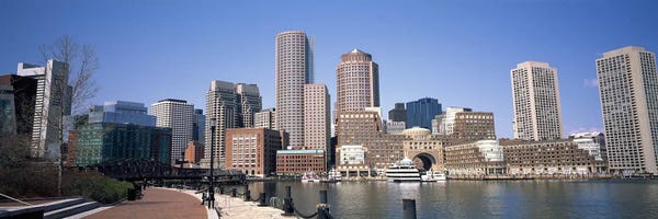 Massachusetts: Buildings in a city, Boston, Suffolk County, Massachusetts, USA by Panoramic Images