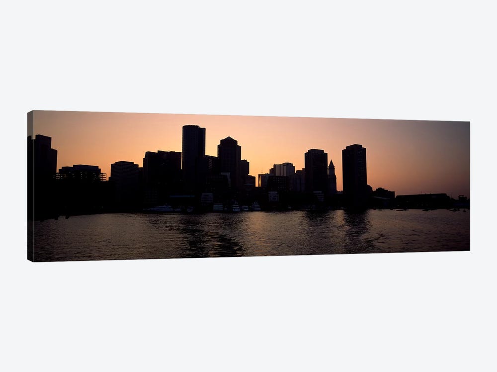 Buildings at the waterfront, Boston, Suffolk County, Massachusetts, USA #2 by Panoramic Images 1-piece Canvas Wall Art