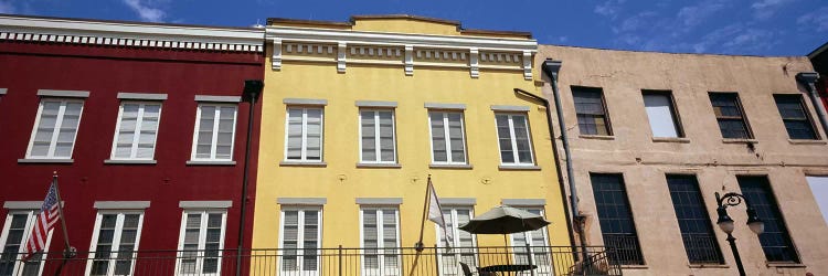 Low angle view of buildings, French Market, French Quarter, New Orleans, Louisiana, USA