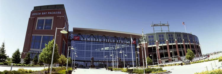 Facade of a stadium, Lambeau Field, Green Bay, Wisconsin, USA