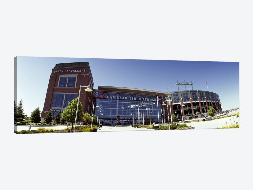 Facade of a stadium, Lambeau Field, Green Bay, Wisconsin, USA by Panoramic Images 1-piece Canvas Art Print