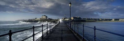 Crashing Waves On A Cloudy Day, Amble, Northumberland, England by Panoramic Images multi panel art