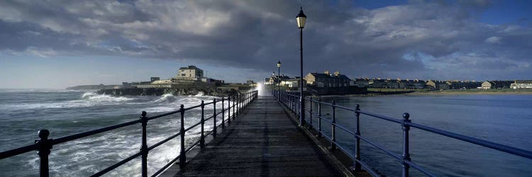 Crashing Waves On A Cloudy Day, Amble, Northumberland, England by Panoramic Images wall art