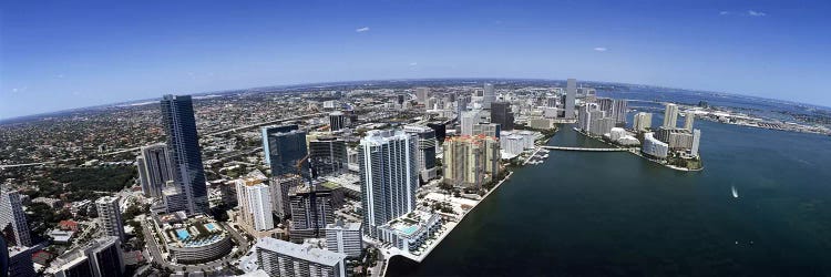 Aerial view of a cityMiami, Miami-Dade County, Florida, USA by Panoramic Images wall art