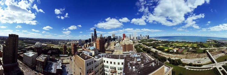 360 degree view of a cityChicago, Cook County, Illinois, USA