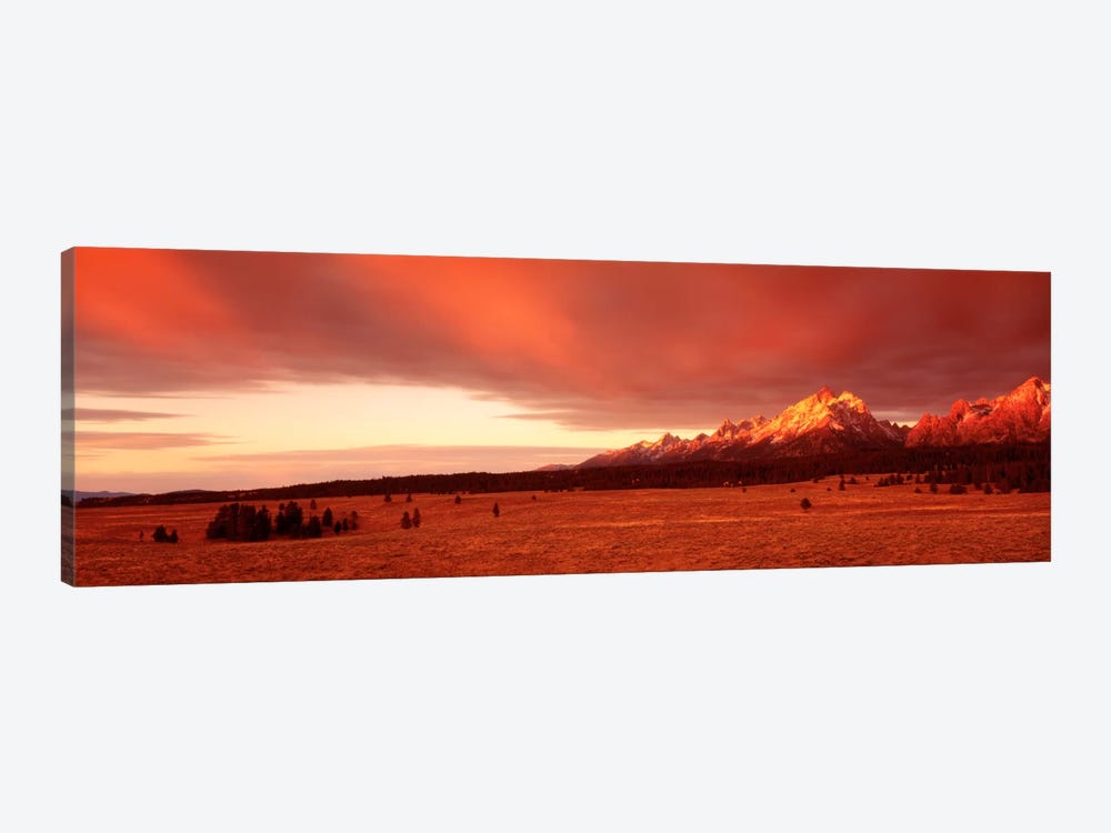 Sunrise Grand Teton National Park WY USA by Panoramic Images 1-piece Canvas Artwork