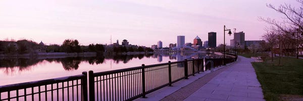 Rochester: Buildings at the waterfront, Genesee, Rochester, Monroe County, New York State, USA #2 by Panoramic Images