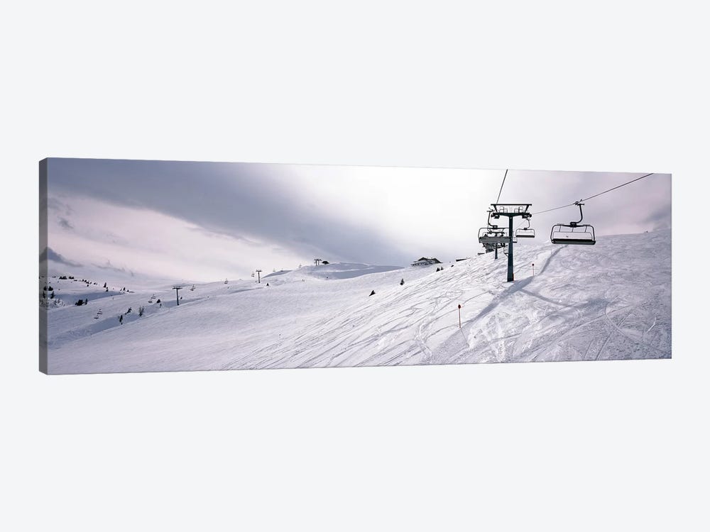 Ski lifts in a ski resort, Kitzbuhel Alps, Wildschonau, Kufstein, Tyrol, Austria by Panoramic Images 1-piece Art Print