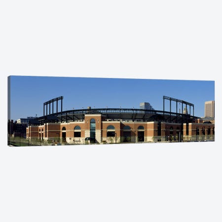 Baseball park in a city, Oriole Park at Camden Yards, Baltimore, Maryland, USA Canvas Print #PIM7950} by Panoramic Images Canvas Print