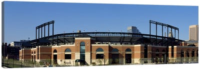 Baseball park in a city, Oriole Park at Camden Yards, Baltimore, Maryland, USA Canvas Art Print - Maryland Art