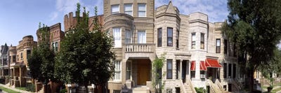 180 degree view of buildings in a city, Chicago, Cook County, Illinois, USA by Panoramic Images canvas print