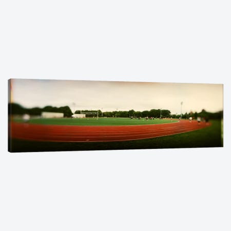 Running track in a park, McCarran Park, Greenpoint, Brooklyn, New York City, New York State, USA Canvas Print #PIM7958} by Panoramic Images Canvas Art Print