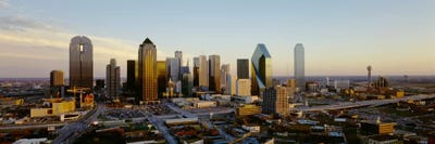 High angle view of buildings in a cityDallas, Texas, USA by Panoramic Images canvas print