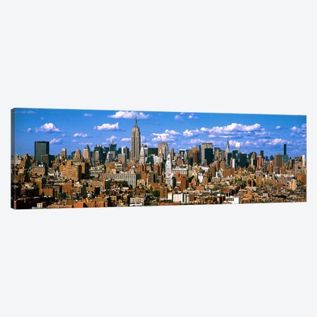 Aerial view of a city, Midtown Manhattan, Manhattan, New York City, New York State, USA Canvas Print #PIM7989} by Panoramic Images Canvas Wall Art
