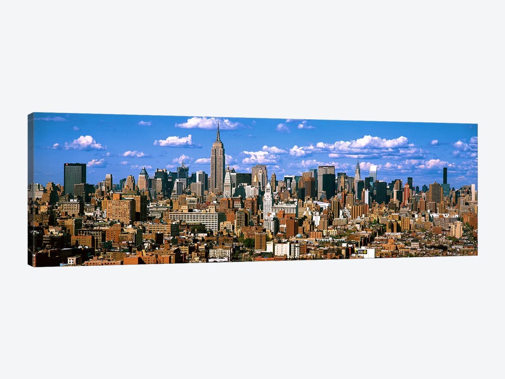 Aerial view of a city, Midtown Manhattan, Manhattan, New York City, New York State, USA by Panoramic Images 1-piece Art Print