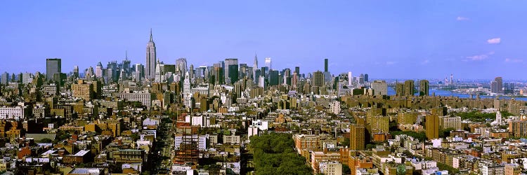 180 degree view of a city, New York City, New York State, USA by Panoramic Images wall art