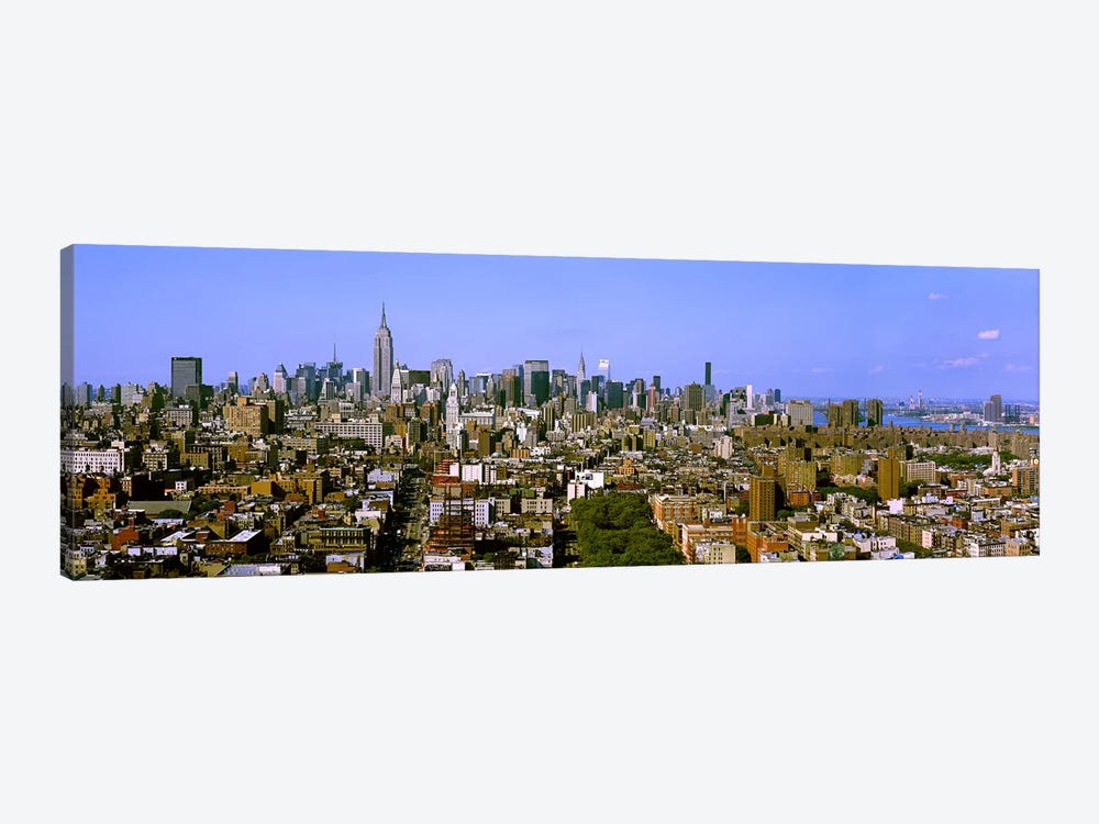 180 degree view of a city, New York City, New York State, USA by Panoramic Images 1-piece Canvas Print