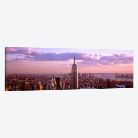Aerial view of a city, Rockefeller Center, Midtown Manhattan, Manhattan, New York City, New York State, USA Canvas Print #PIM7991} by Panoramic Images Canvas Art Print