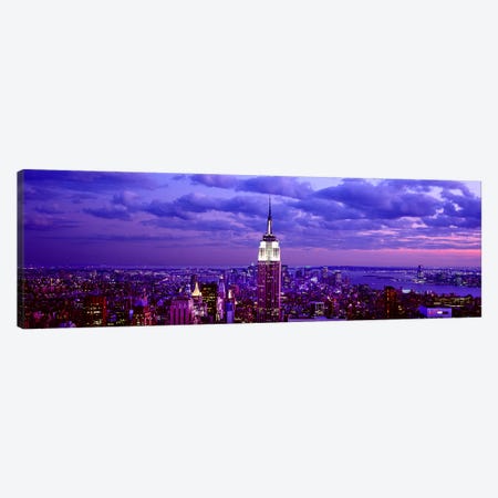 Aerial view of a city, Rockefeller Center, Midtown Manhattan, Manhattan, New York City, New York State, USA #2 Canvas Print #PIM7992} by Panoramic Images Art Print
