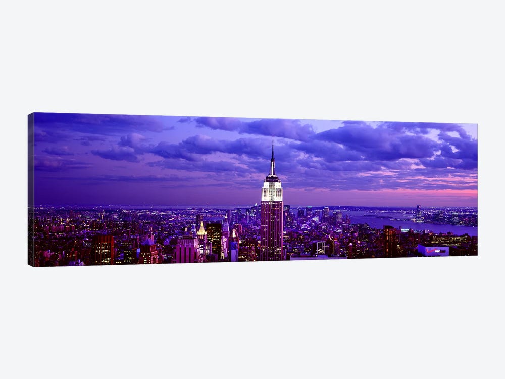 Aerial view of a city, Rockefeller Center, Midtown Manhattan, Manhattan, New York City, New York State, USA #2 by Panoramic Images 1-piece Canvas Art Print
