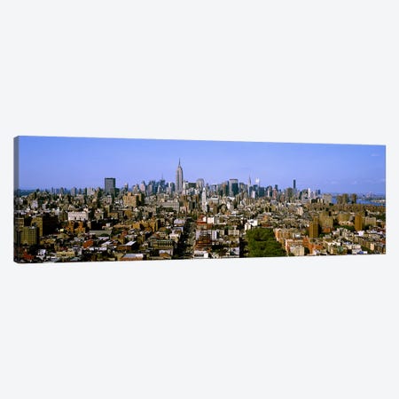 Aerial view of a city, New York City, New York State, USA #5 Canvas Print #PIM7996} by Panoramic Images Canvas Wall Art