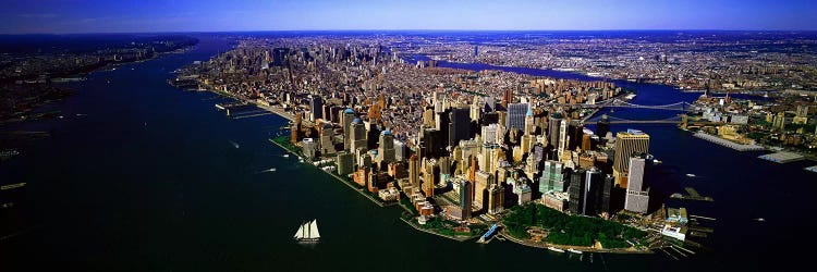 Aerial view of a city, New York City, New York State, USA #6